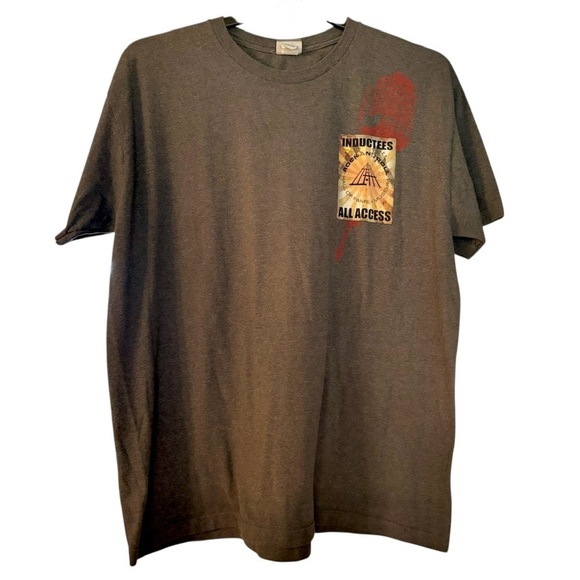 Pacific Other - 2014 Rock Hall Inductees Tee Gray XL Band Shirt